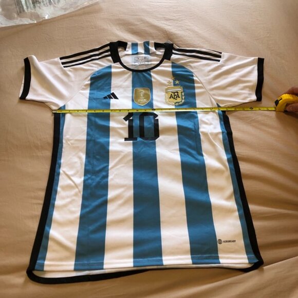 Adidas Argentina Messi Home Jersey 3 Stars 2022 - Picture 4 of 9